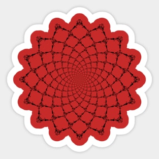 Mandala Floral Sticker